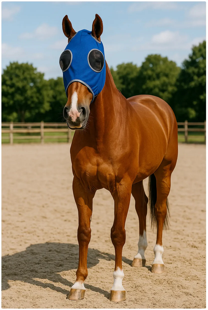 Åndbar Hestemaske mod Fluer