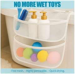 Dobbeltlaget Badeværelses Organizer med Sugekop