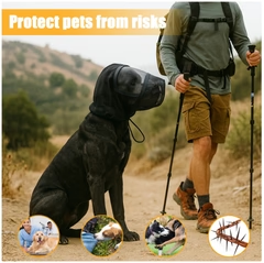 Justerbar Beskyttelsesmaske til Hunde