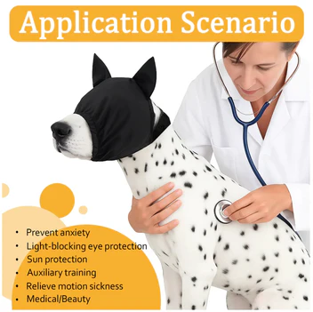 Hundesovemaske med Katteører