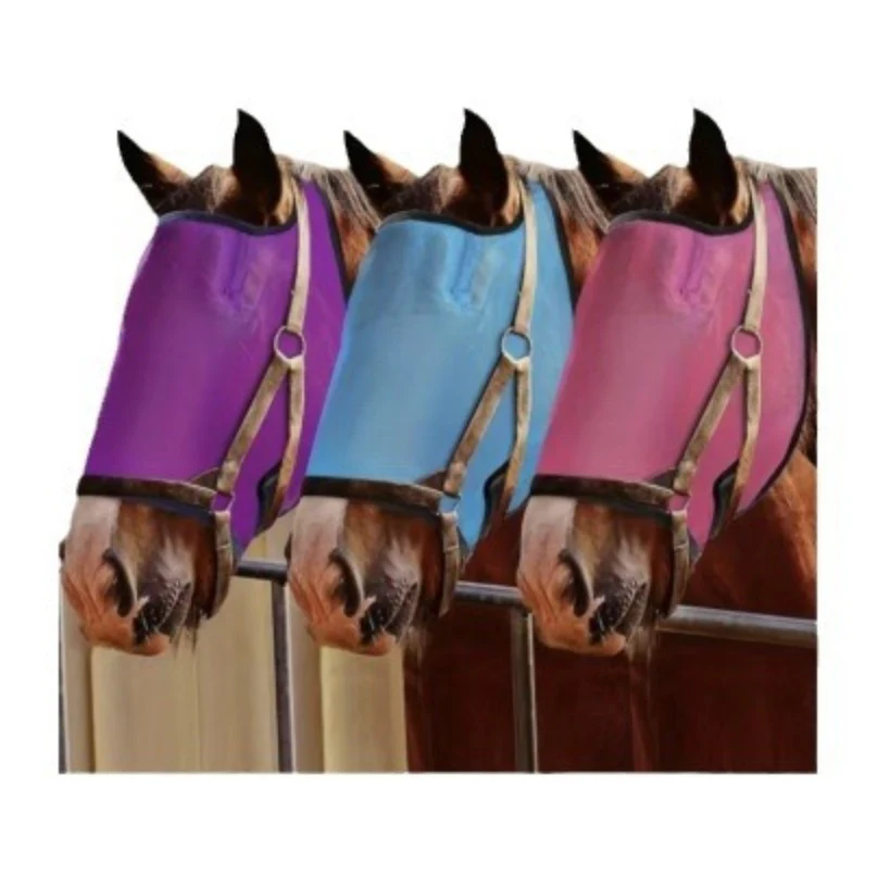 Åndbar Fluebeskyttelsesmaske til Heste